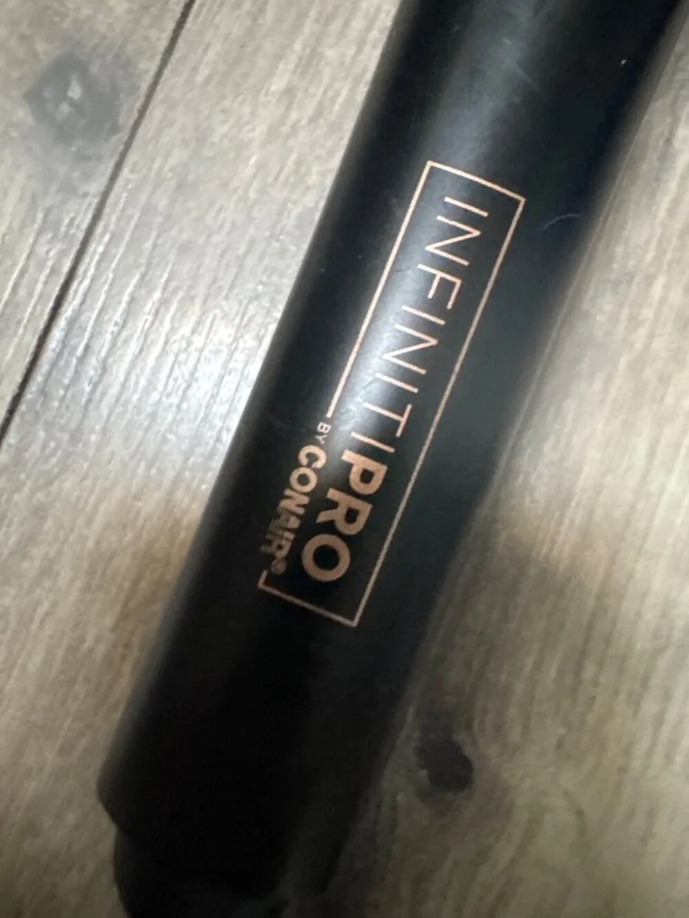 InfinitiPro By Conair CDH101T Rose Gold Curling Wand With Adjustable Heat Settin